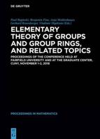 Elementary Theory of Groups and Group Rings, and Related Topics