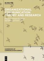 Organizational Communication Theory and Research