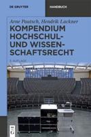 Kompendium Hochschul- Und Wissenschaftsrecht