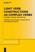 Light Verb Constructions as Complex Verbs