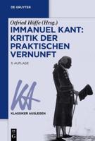 Immanuel Kant: Kritik Der Praktischen Vernunft