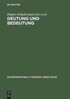 Deutung und Bedeutung