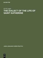 The dialect of the Life of Saint Katherine
