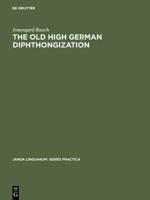 The Old High German Diphthongization