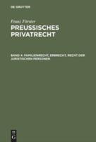 Familienrecht, Erbrecht, Recht Der Juristischen Personen