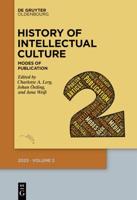 History of Intellectual Culture. 2 Modes of Publication