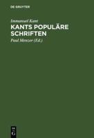 Kants Populäre Schriften