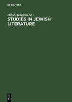 Studies in Jewish literature