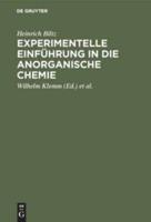 Experimentelle Einführung in Die Anorganische Chemie