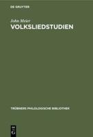 Volksliedstudien