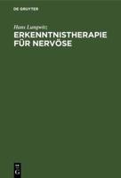 Erkenntnistherapie Für Nervöse