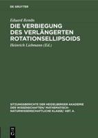 Die Verbiegung Des Verlängerten Rotationsellipsoids