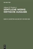 Schriften Aus Der Zeit Von 1801-1803