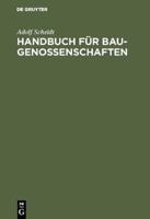 Handbuch Für Baugenossenschaften