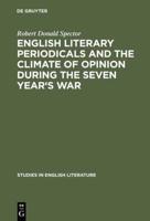 English literary periodicals and the climate of opinion during the Seven Year's War