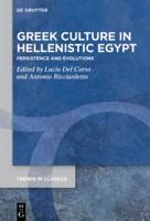 Greek Culture in Hellenistic Egypt
