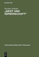 "Geist und Gemeinschaft"