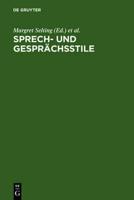 Sprech- und Gesprachsstile