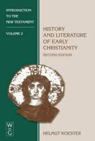 History and Literature of Early Christianity