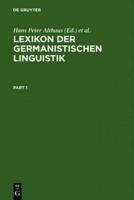 Lexikon der Germanistischen Linguistik