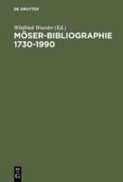 Moser-Bibliographie 1730-1990