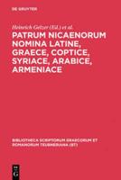 Patrum Nicaenorum nomina Latine, Graece, Coptice, Syriace, Arabice, Armeniace