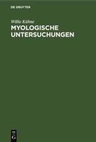 Myologische Untersuchungen