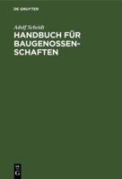 Handbuch Für Baugenossenschaften