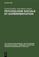 Psychologie Sociale Et Expérimentation