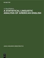 A Statistical Linguistic Analysis of American English