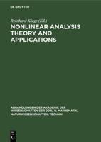 Nonlinear Analysis Theory and Applications