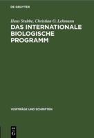 Das internationale biologische Programm