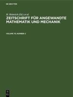 Zeitschrift für Angewandte Mathematik und Mechanik