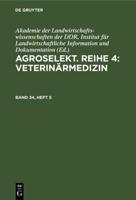 Agroselekt. Reihe 4: Veterinärmedizin