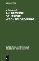 Allgemeine Deutsche Wechselordnung