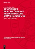 Revidierter Bericht Über Die Algorithmische Sprache ALGOL 60