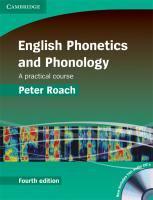 English Phonetics and Phonology Fourth Edition