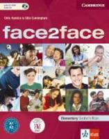 Face2face Elementary Student's Book With CD ROM Klett Edition