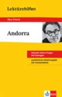 Lekturehilfe Max Frisch Andorra