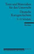 Deutsche Kurzgeschichten 9. - 10. Schuljahr