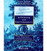 Epochen Der Deutschen Literatur CD-Rom. Aufklarung Und Empfindsamkeit