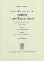 Collectorium Circa Quattuor Libros Sententiarium