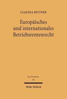 Europaisches Und Internationales Betriebsrentenrecht