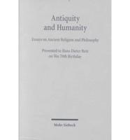 Antiquity and Humanity
