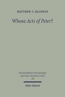 Whose Acts of Peter?