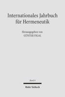 Internationales Jahrbuch Fur Hermeneutik