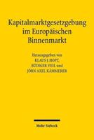 Kapitalmarktgesetzgebung Im Europaischen Binnenmarkt