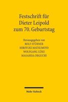 Festschrift Fur Dieter Leipold Zum 70. Geburtstag