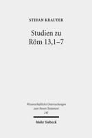 Studien Zu Rom 13,1-7