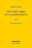 Steuerliche Fragen Der Gesundheitsreform